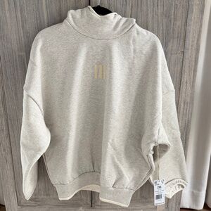 Fear of God x Adidas HEAVY FLEECE HOODIE - OATMEAL Heather XXS / NWT
